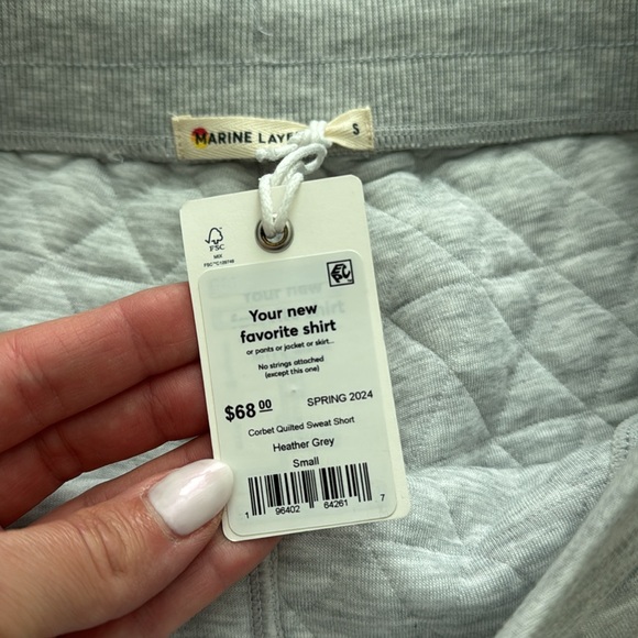 Marine Layer - Corbet Quilted Sweat Short - Picture 7 of 8